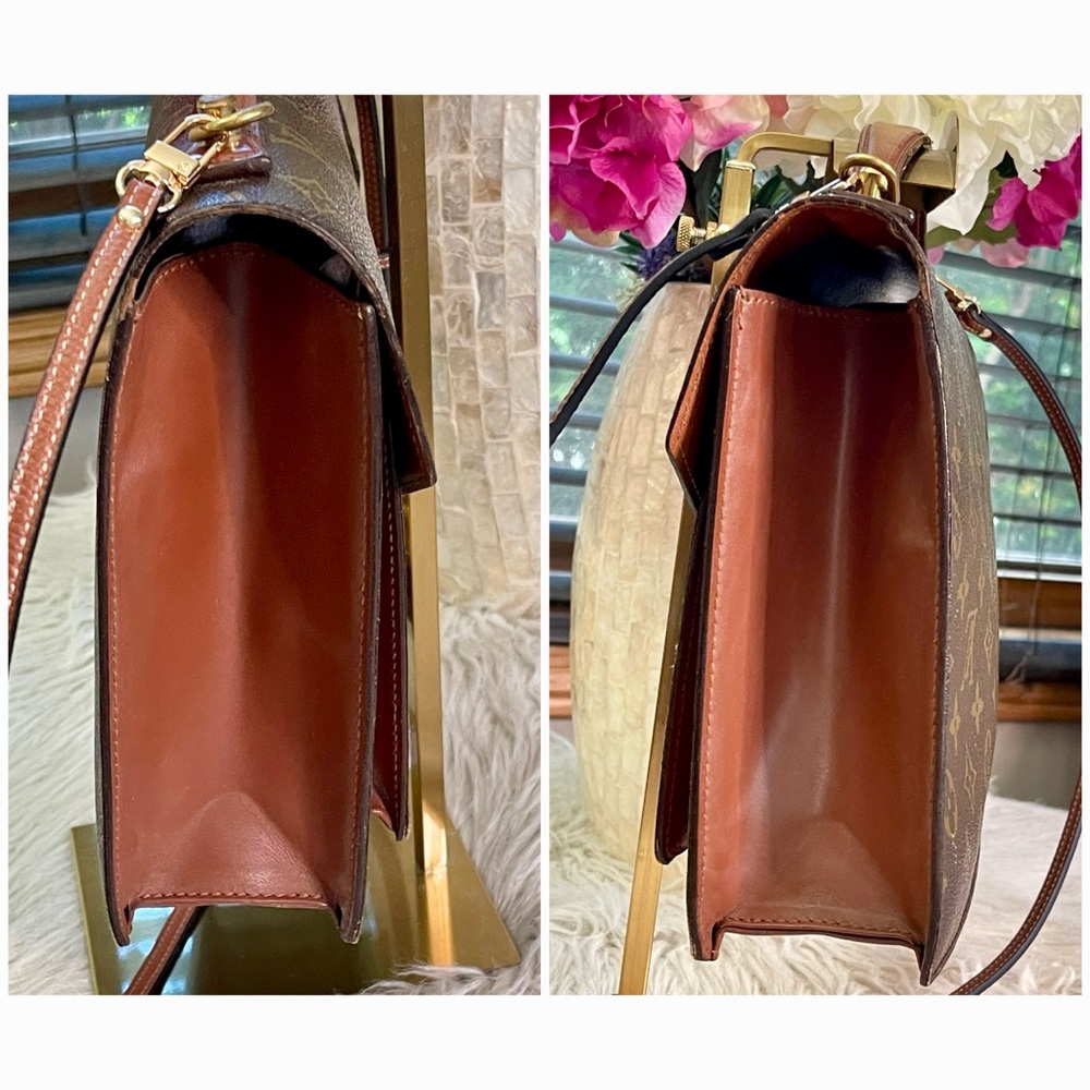 Authentic LOUIS VUITTON Monogram Monceau Bag - Picture 7 of 16
